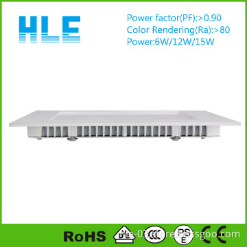 15w dimmable high quality led panel light,3years warranty
